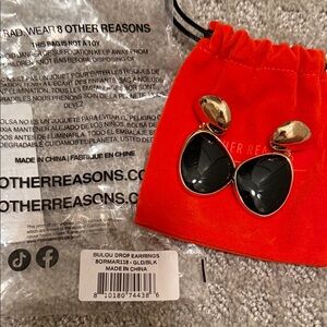 8 Other Reasons Gold and Black Teardrop Earrings